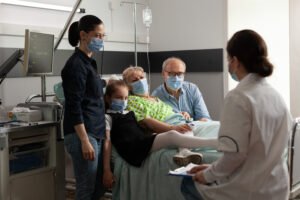 Hospital family visit