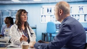 Doctor patient consultation